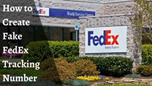 How to Create Fake FedEx Tracking Number